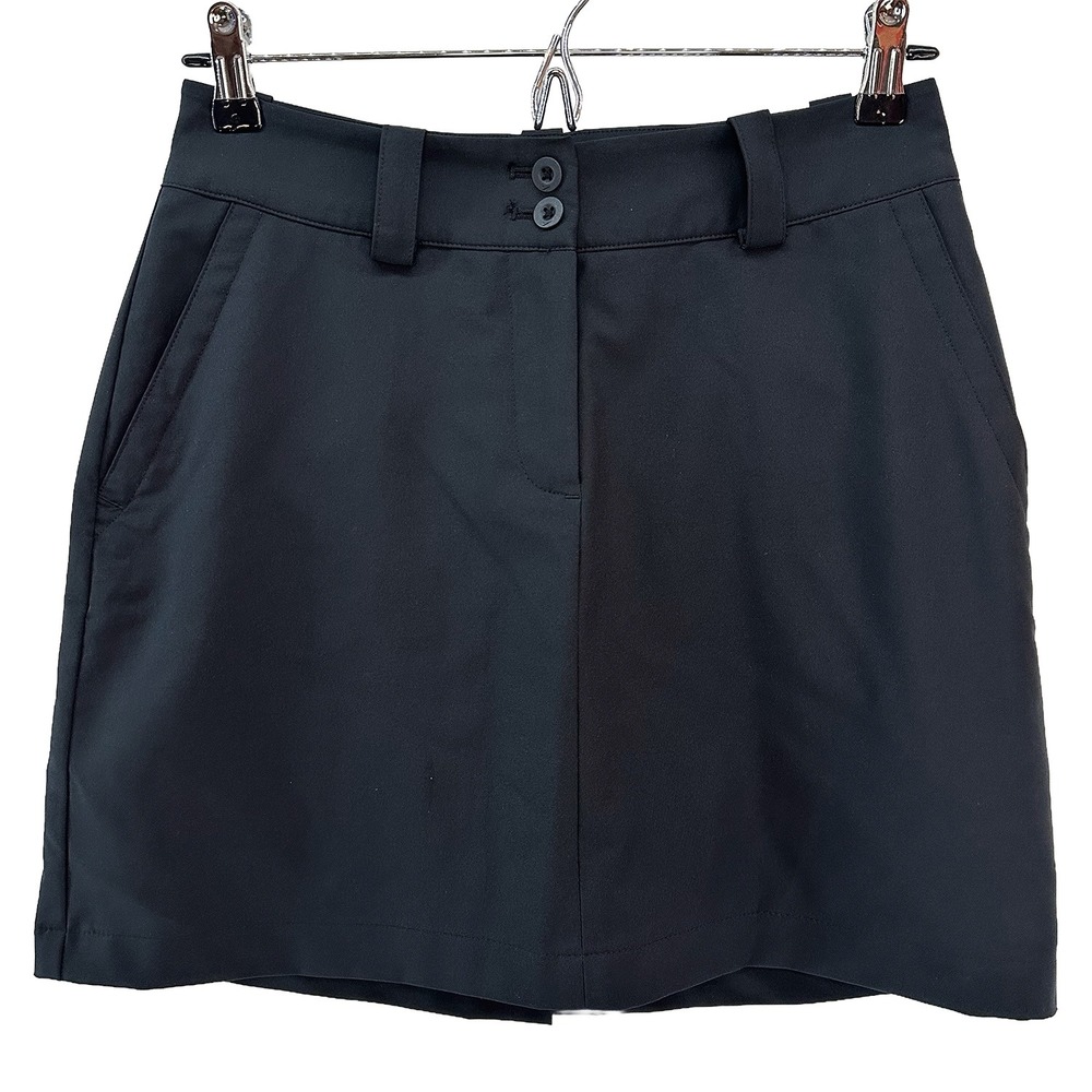 NIKE GOLF Dri-Fit Athletic Mini Skirt‎ Skort • 2 • black
